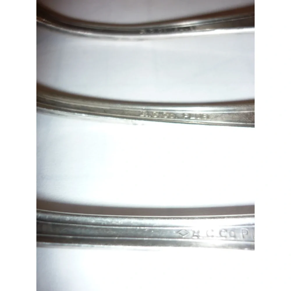 5 Antique‎ R.C. CO. Plus Silverplate  Salad Forks